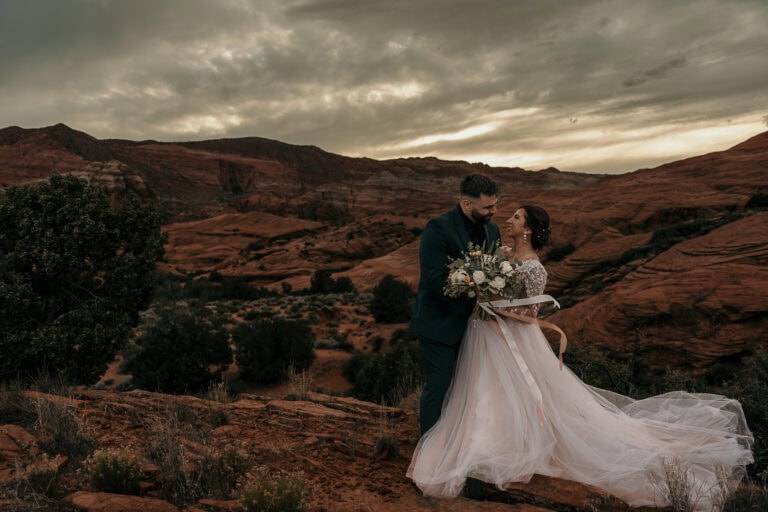 A Heartfelt Southern Utah Wedding: Amaris and Kyle’s Unforgettable Day in Snow Canyon State Park