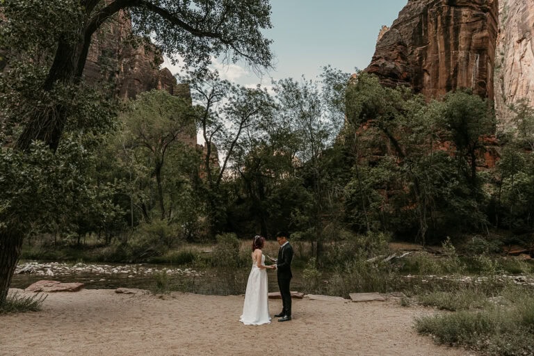 Temple of Sinawava Elopement | Zion National Park